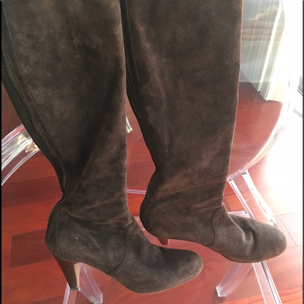 Suede DKNY boots